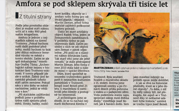 Amfora se skrývala tři tisíce let