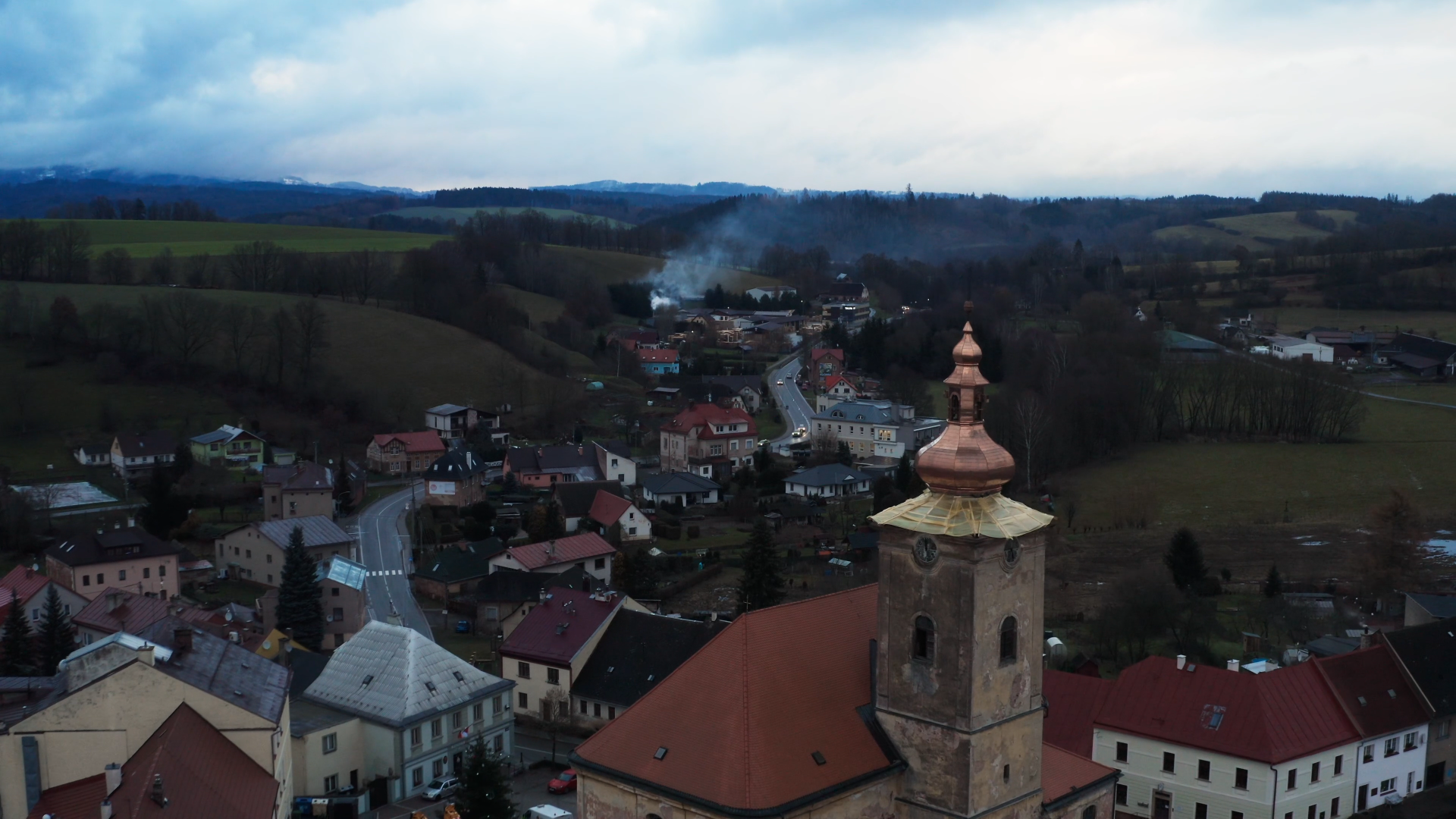 Rekonstrukce kopule věže kostela Nejsvětější trojice v Pilníkově II